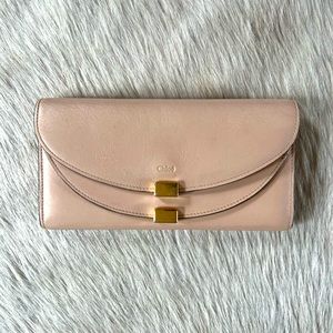 Blush Chloe Leather Wallet
